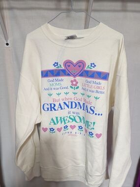 Delta Fifty Fifty Cream Grandma Sweatshirt